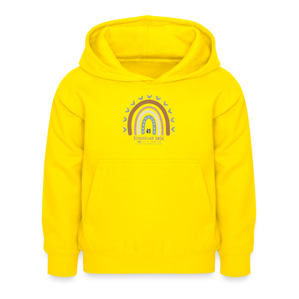 Glückskrieger Hoodie – Schulkind 2026 - yellow