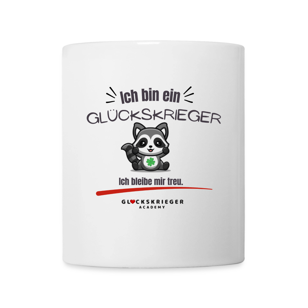 Glückskrieger Tasse – Dein täglicher Begleiter - white
