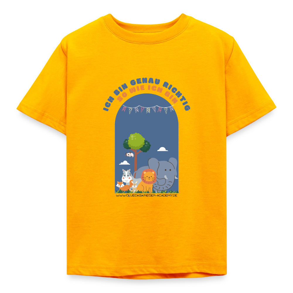 Kinder Shirt - Ich bin... - gold