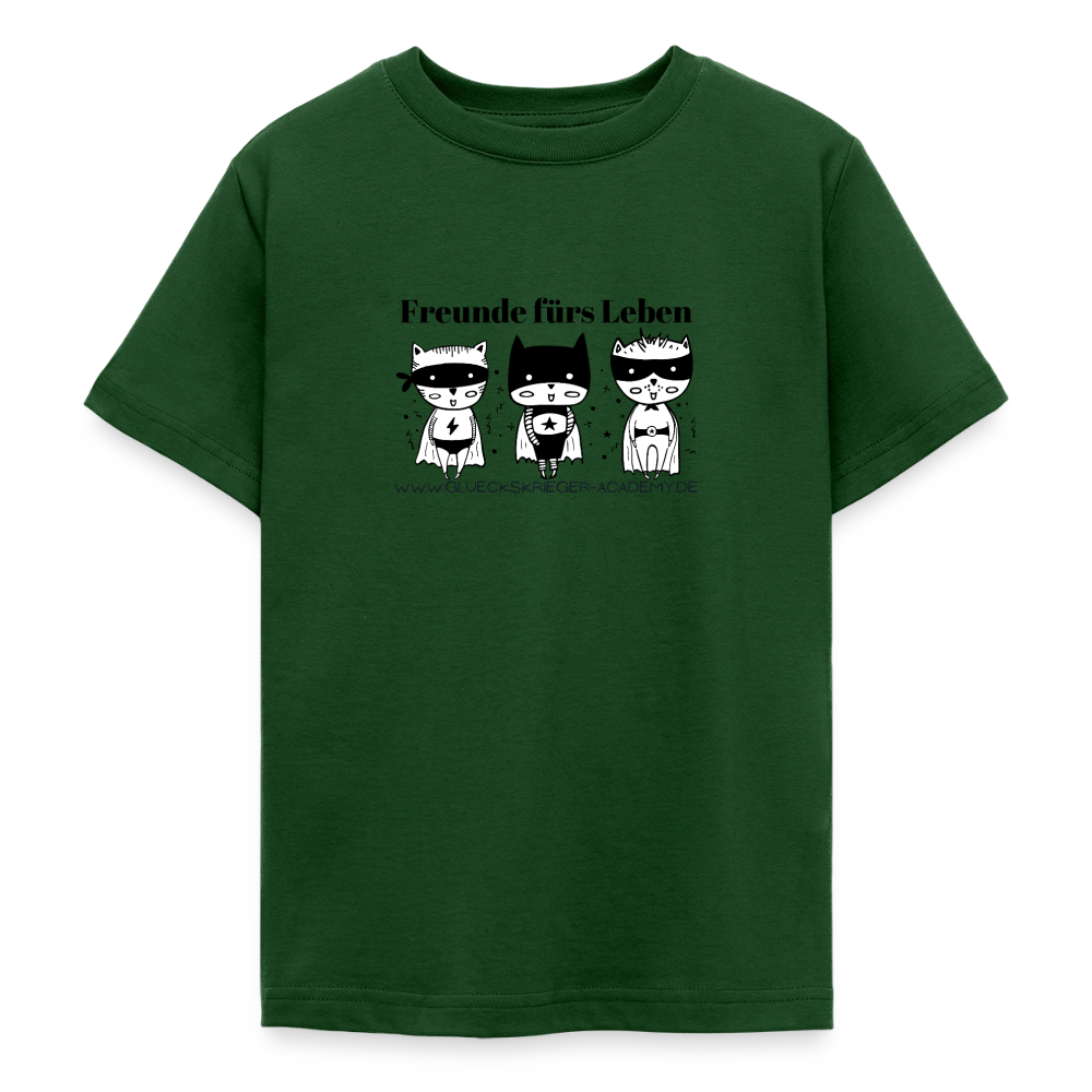 T-Shirt für Kids- Freunde fürs Leben - forest green