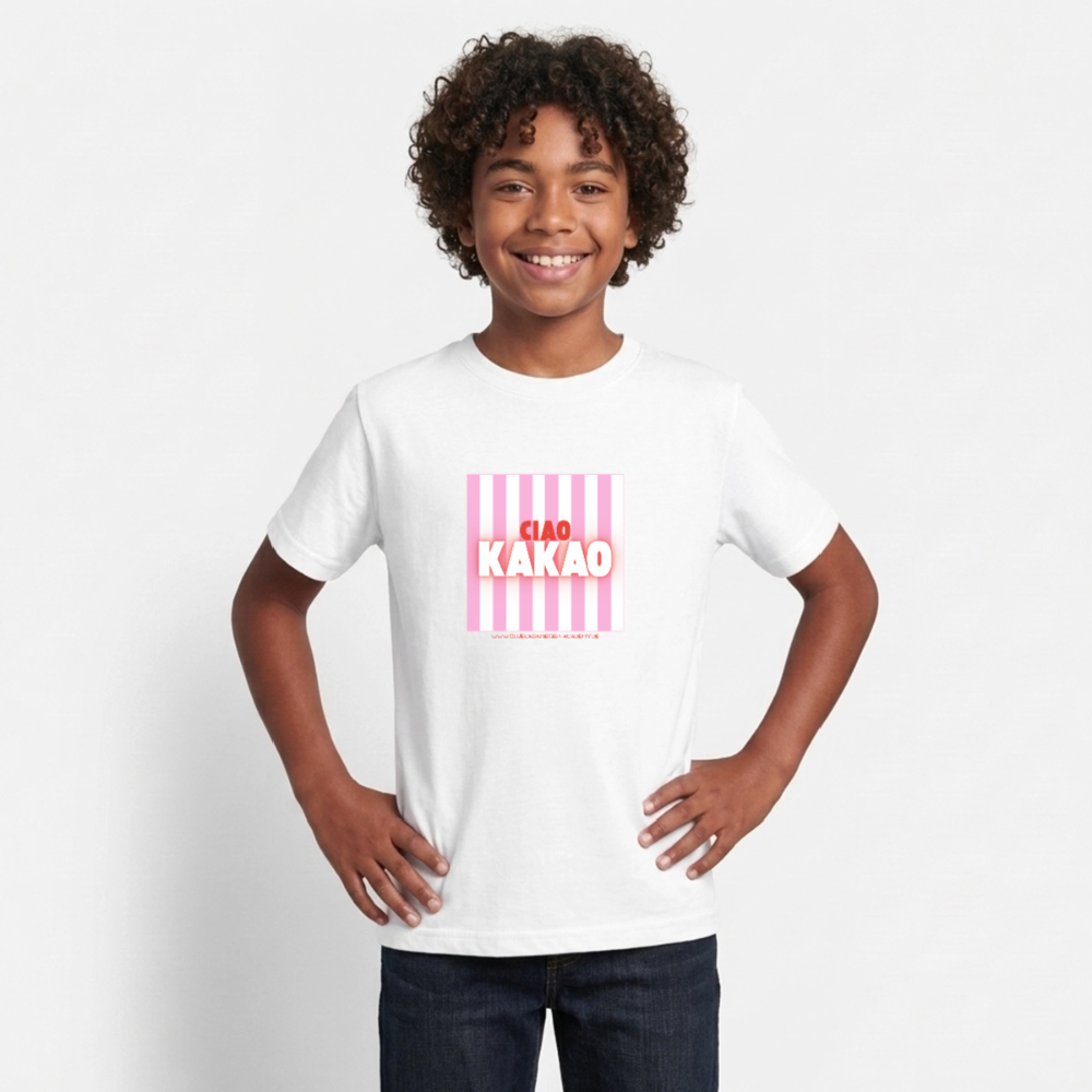 T-Shirt für Teens- Ciao Kakao - white