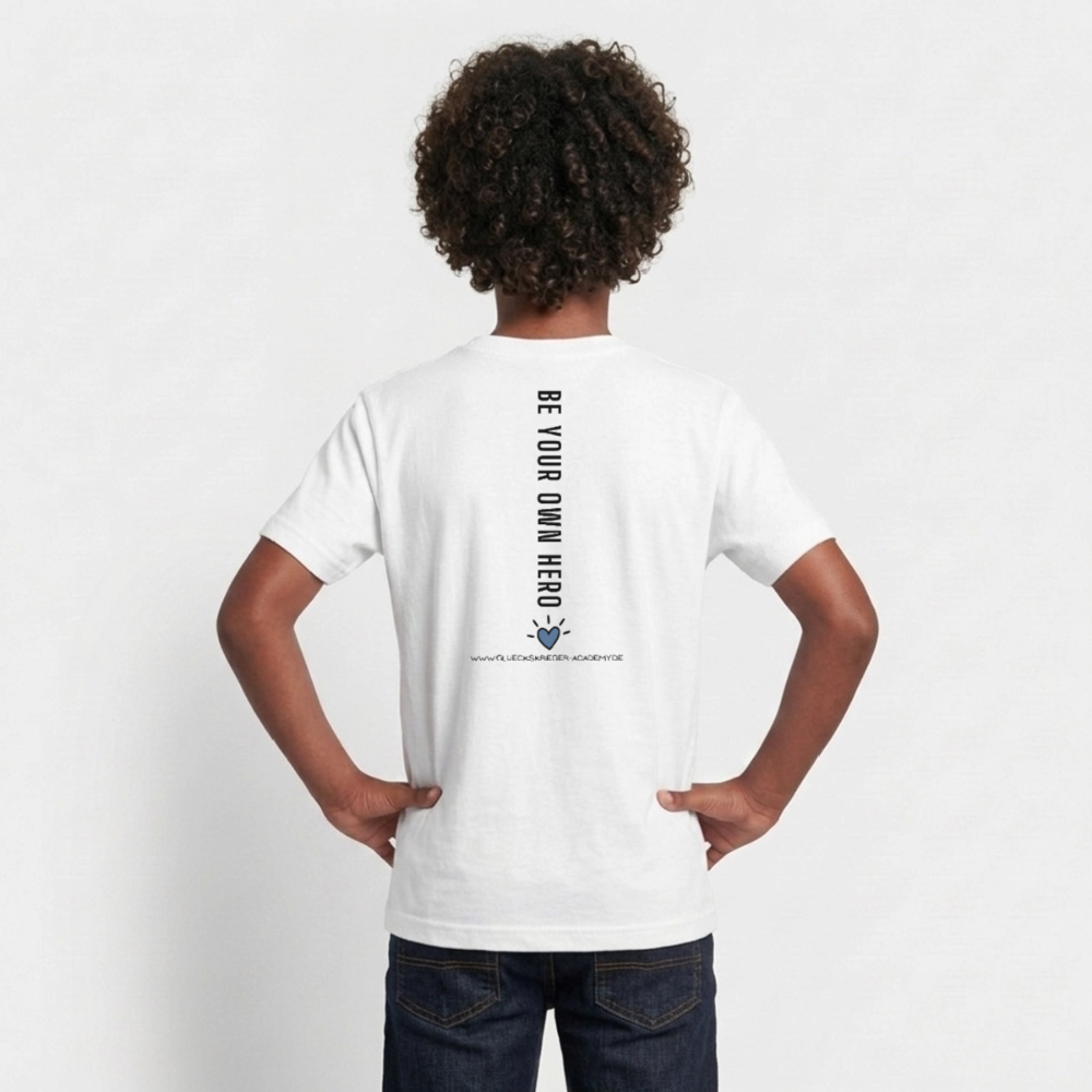 T-Shirt für Teens- Hero - white