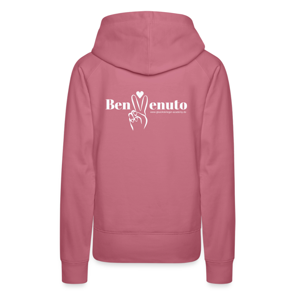Damen Hoodies – Benvenuto - mauve