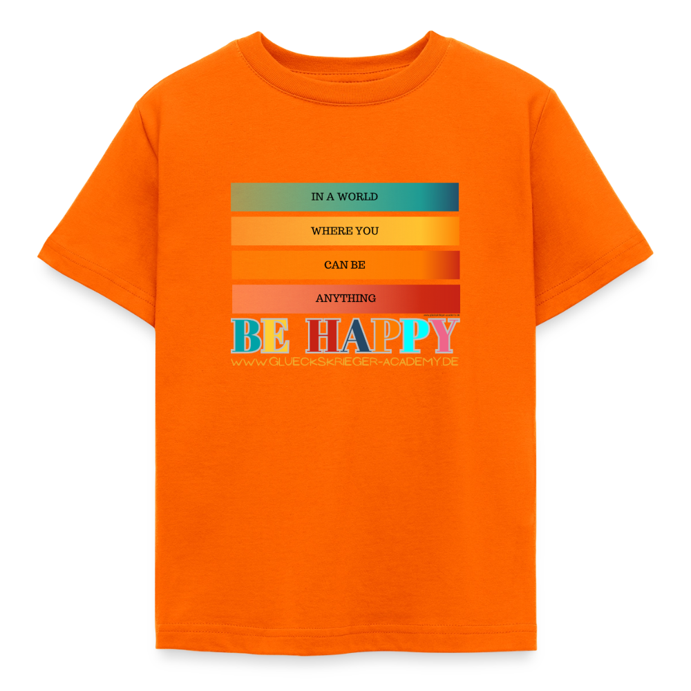 Kinder Shirt - Freunde fürs Leben - orange